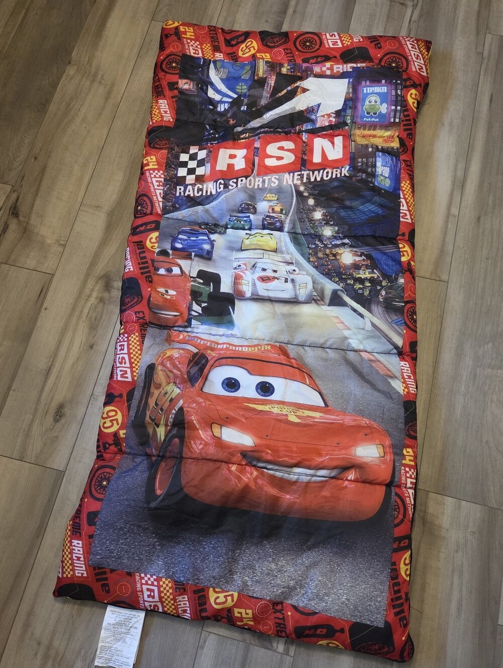 Disney Lightning McQueen Red Racing Comforter Sleeping Mat